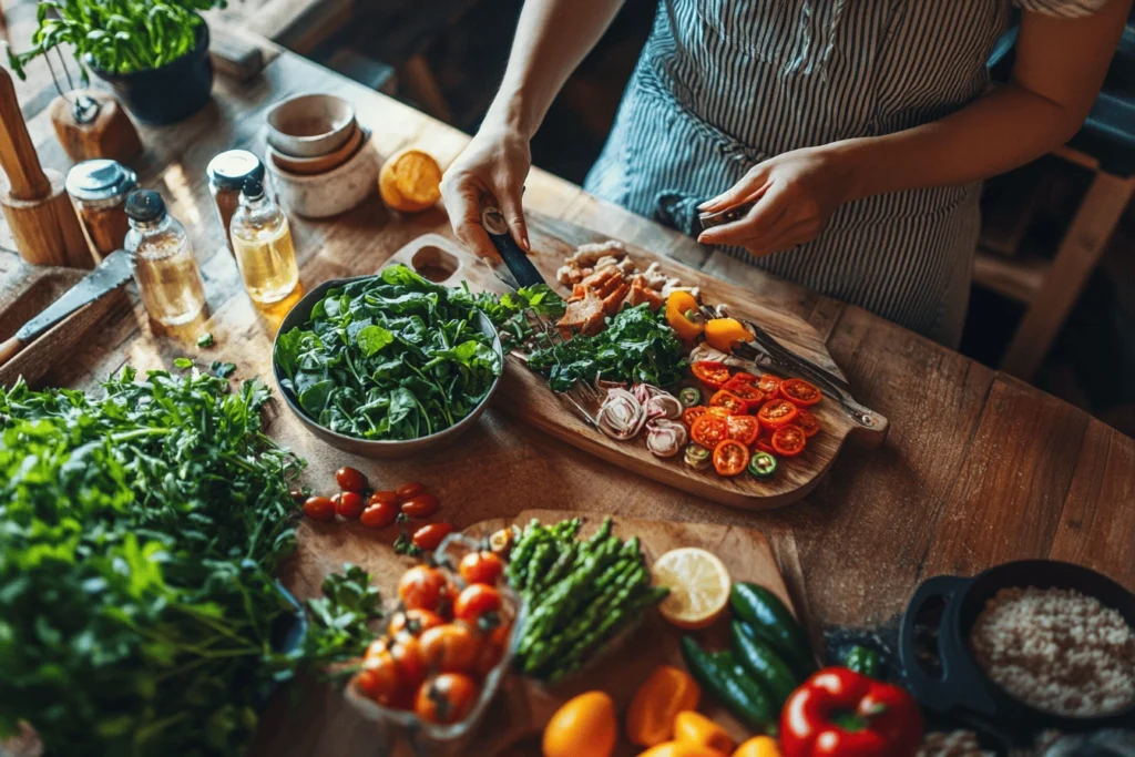 Mindful preparation of colorful, whole foods helps illustrate what is a natural alternative to Mounjaro.